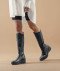 Bottes en cuir mat - Noir - Lince