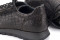 Baskets confortables en cuir matelassé - Gris - Lince