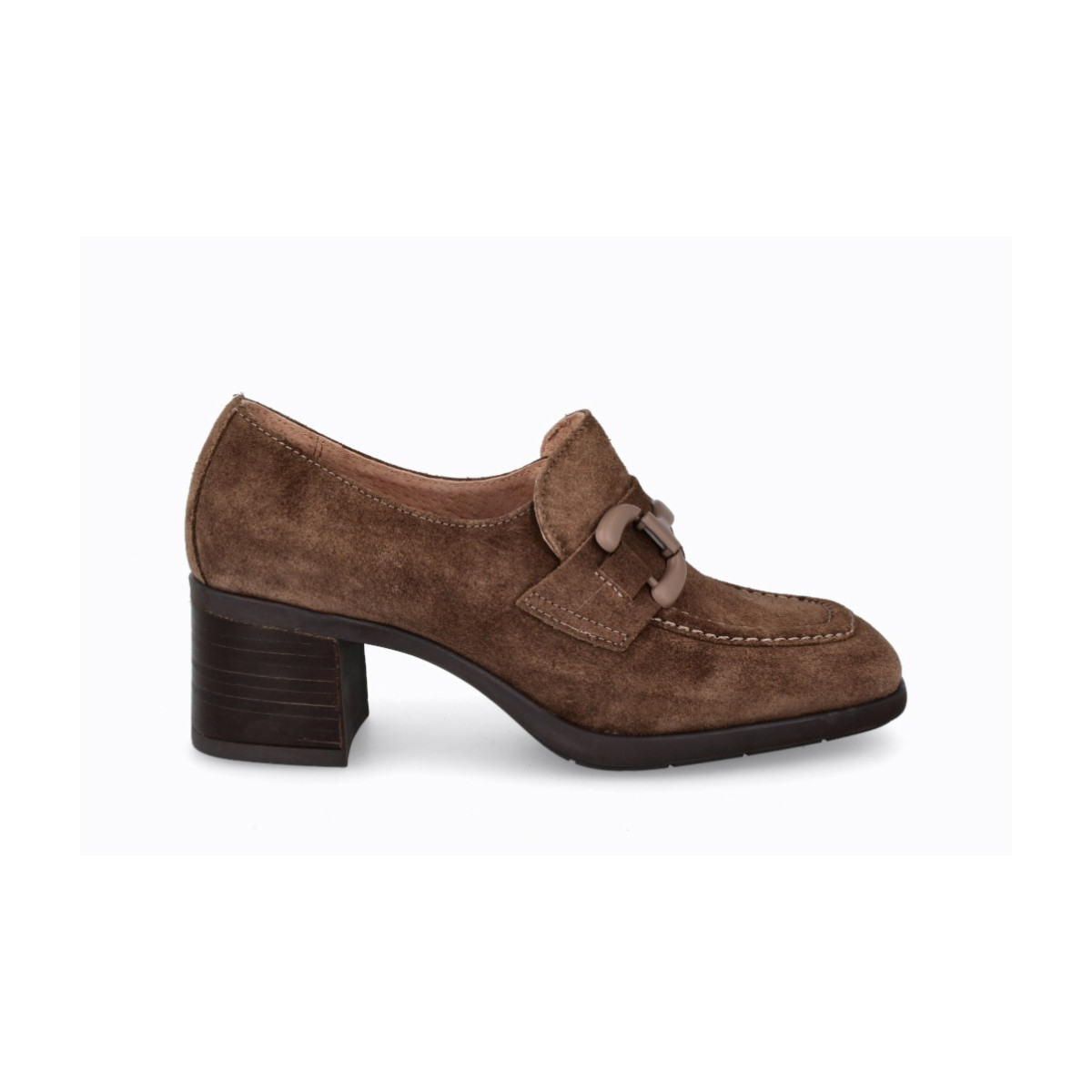 Mocassins en daim et boucle - Marron - Lince