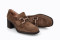 Mocassins en daim et boucle - Marron - Lince