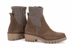 Bottines en daim à élastique - Beige - Lince