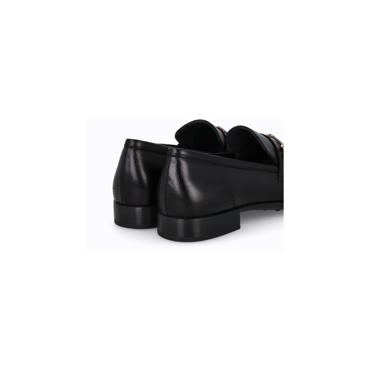 Mocassins en cuir mat - Noir - Lince