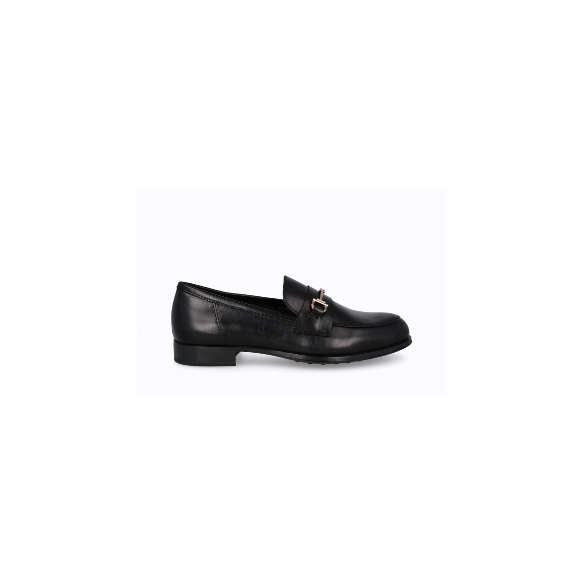 Mocassins en cuir mat - Noir - Lince