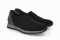 Baskets confortables en lycra élastique - Noir - Lince