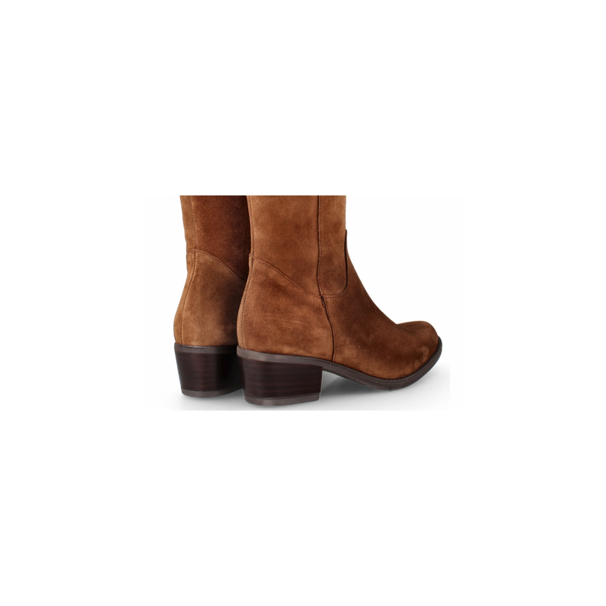 Bottes santiags en daim - Marron - Lince