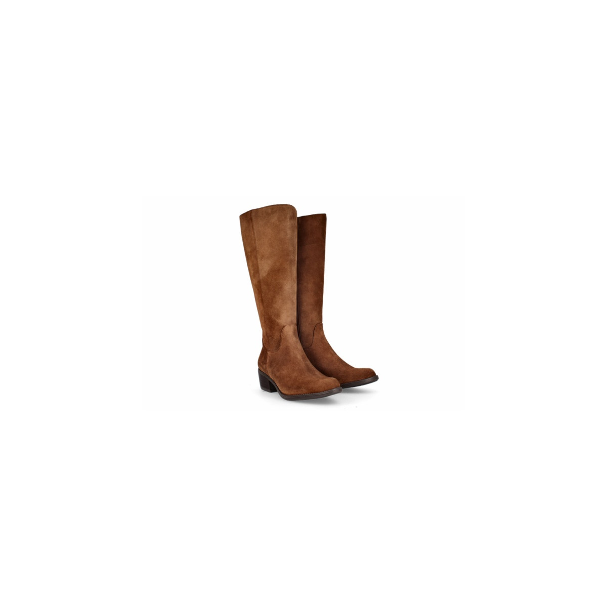 Bottes santiags en daim - Marron - Lince